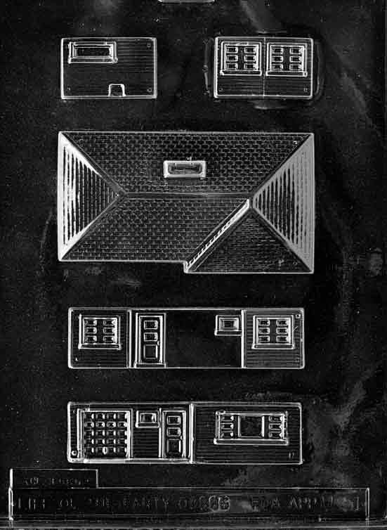 RANCH HOUSE Chocolate Candy Mold