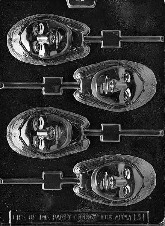 INDIAN GIRL LOLLY Sucker Chocolate Candy Mold