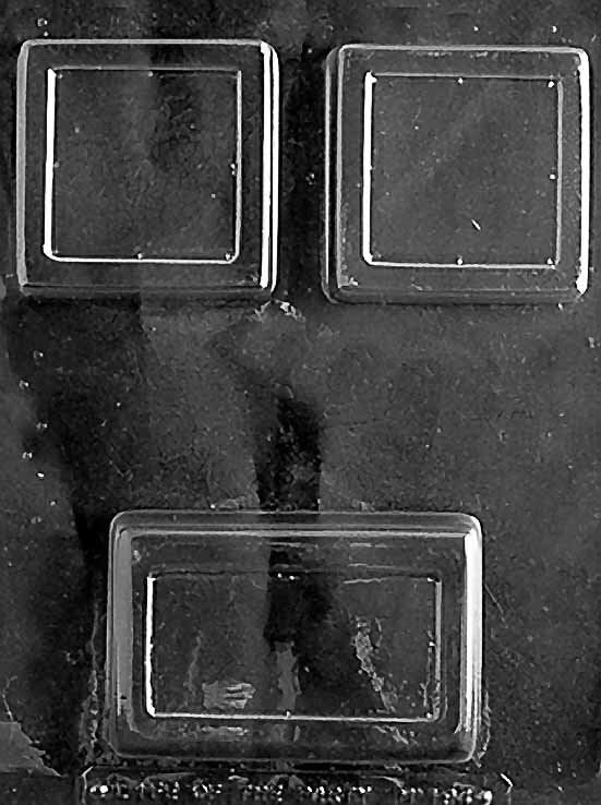 SQUARE RECTANGLE BAR Chocolate Candy Mold Craft Supply