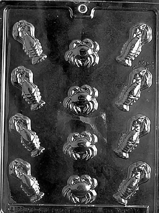 LOBSTER ASSORTMENT Chocolate Candy Mold