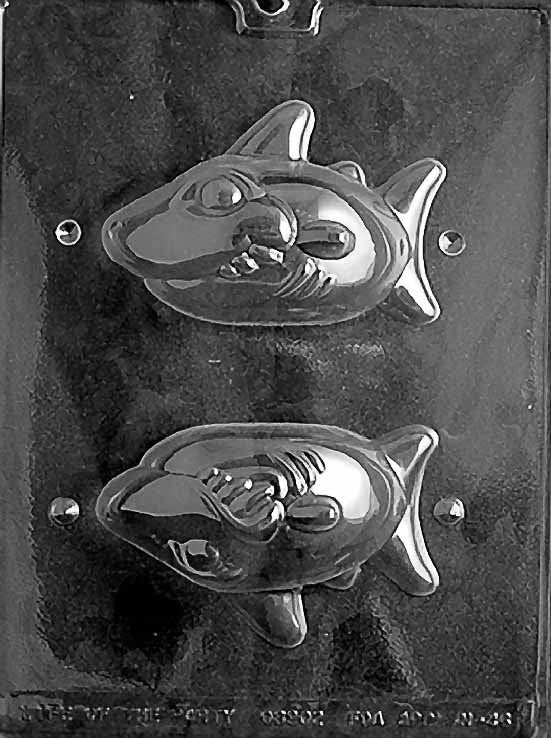LARGE SHARK Chocolate Candy Mold