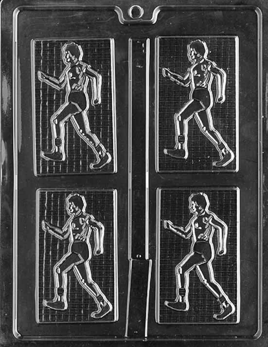 MALE JOGGER Chocolate Candy Mold
