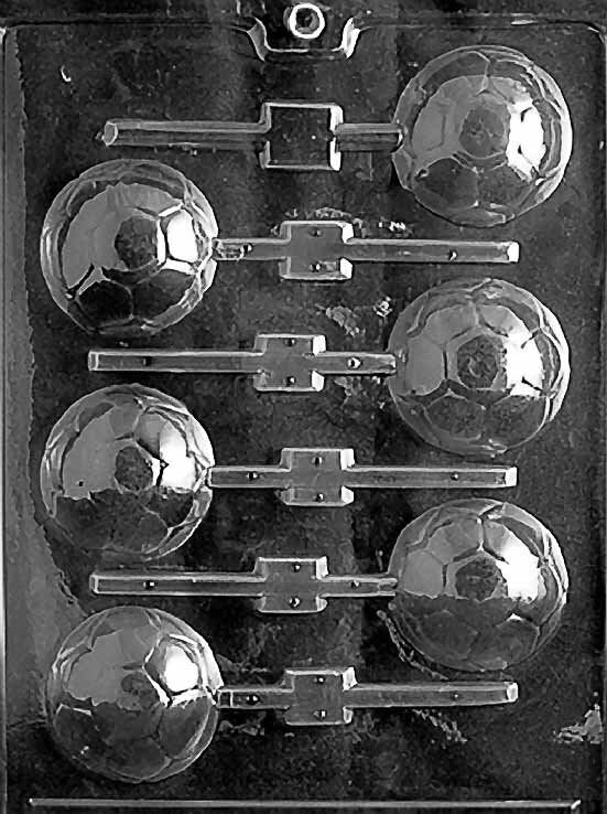 SOCCER BALL LOLLY Sucker Chocolate Candy Mold