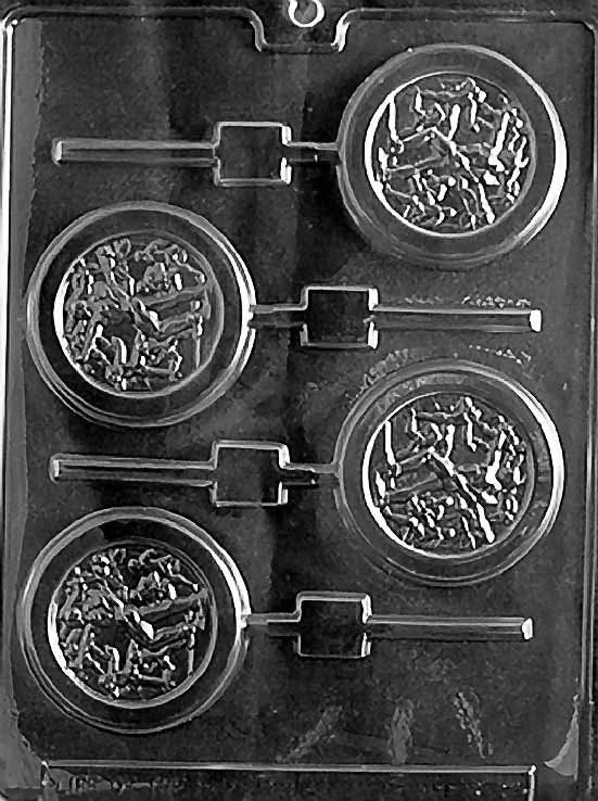 OLYMPIC LOLLY Sucker Chocolate Candy Mold