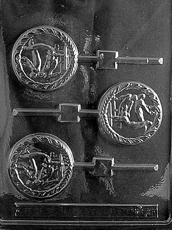 MALE GYMNAST LOLLY Sucker Chocolate Candy Mold