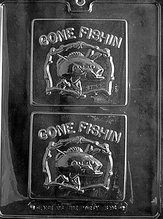 GONE FISHIN' ZODIAC Chocolate Candy Mold Craft Supply