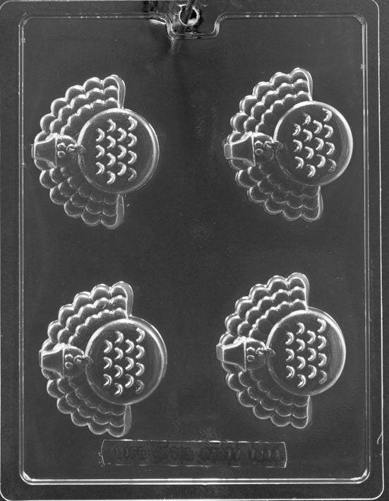 TURKEY COOKIE Thanksgiving Chocolate Candy Mold Craft Supply