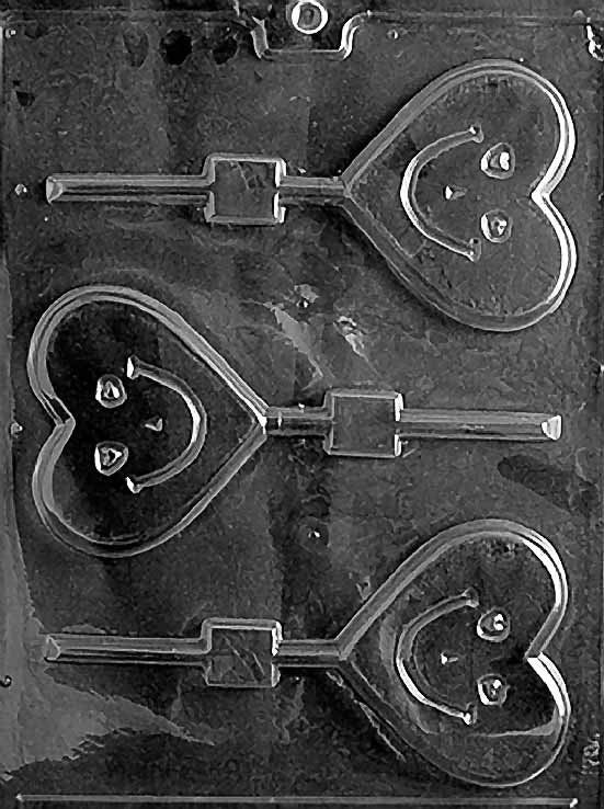 HAPPY HEART LOLLY Valentines Sucker Chocolate Candy Mold