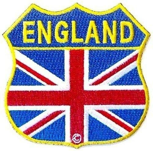 England Shield UK GB British London Flag Embroidered Patch