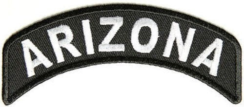 ARIZONA STATE Rocker Biker Motorcycle Embroidered Patch