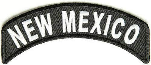 NEW MEXICO STATE Rocker Biker Motorcycle Embroidered Patch