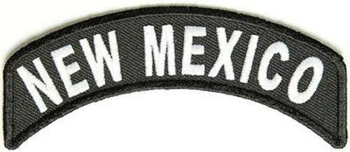 NEW MEXICO STATE Rocker Biker Motorcycle Embroidered Patch Craft Supply