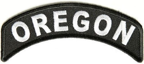 OREGON STATE Rocker Biker Motorcycle Embroidered Patch Craft Supply