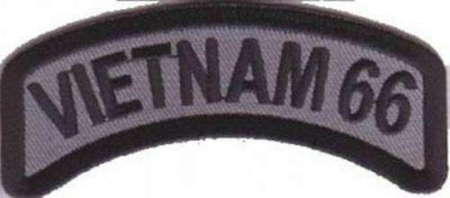 VIETNAM 1966 Rocker Military VET Veteran Embroidered Patch