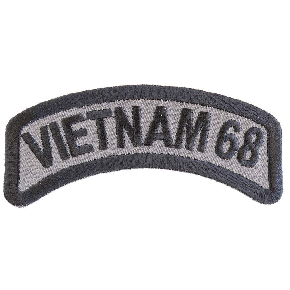 VIETNAM 1968 Rocker Military VET Veteran Embroidered Patch