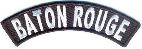 BATON ROUGE Rocker Biker Motorcycle Embroidered Patch
