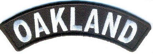 OAKLAND Rocker Biker Motorcycle Embroidered Patch