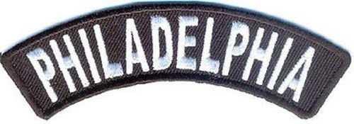 PHILADELPHIA Rocker Biker Motorcycle Embroidered Patch