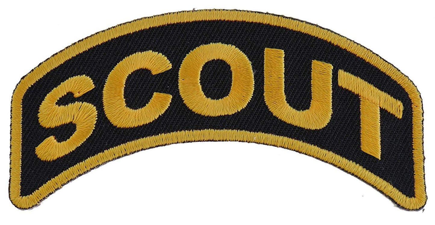 SCOUT Rocker Biker Motorcycle Embroidered Patch