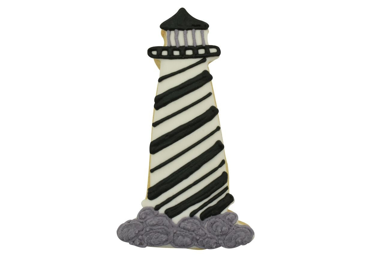 LIGHTHOUSE Cookie Cutter Metal 4.5 Inches - Pirate Ship Nautical Sea Fish Ocean Stencil Fondant