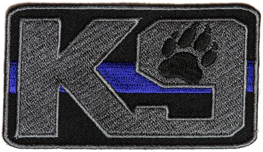 K-9 THIN BLUE LINE K9 Police Law Enforcement Dog Embroidered Patch