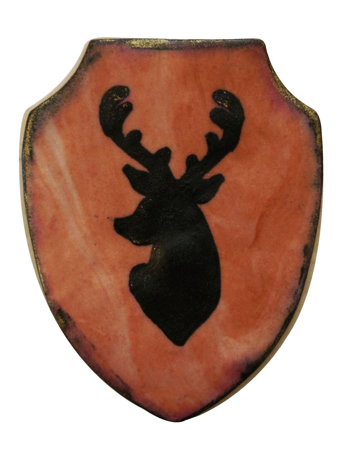 SHIELD PLAQUE Cookie Cutter Metal 4 Inches - Castle Party Stencil Fondant