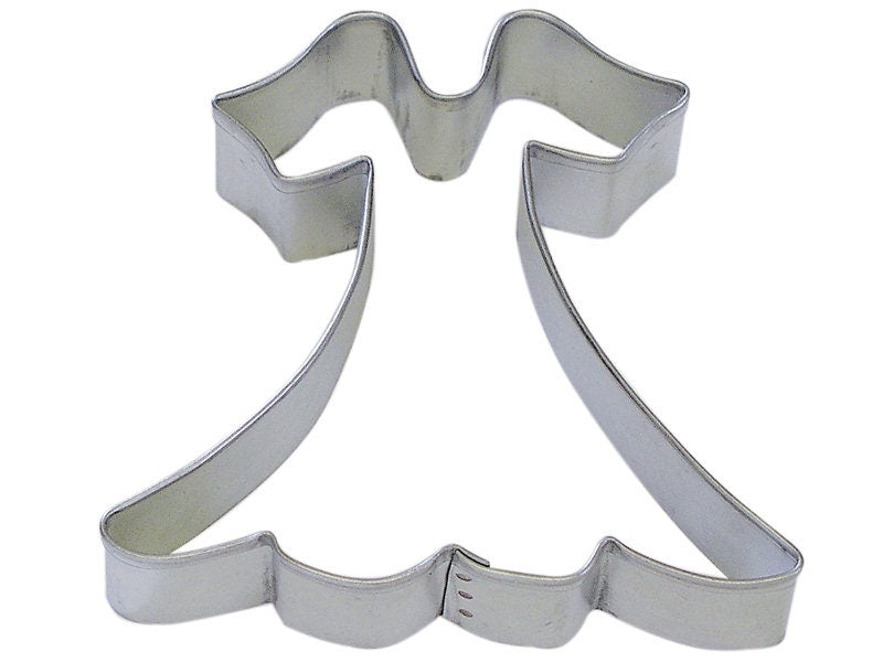 DRESS Cookie Cutter Metal 3.25 Inches - Wedding Formal Party Stencil Fondant