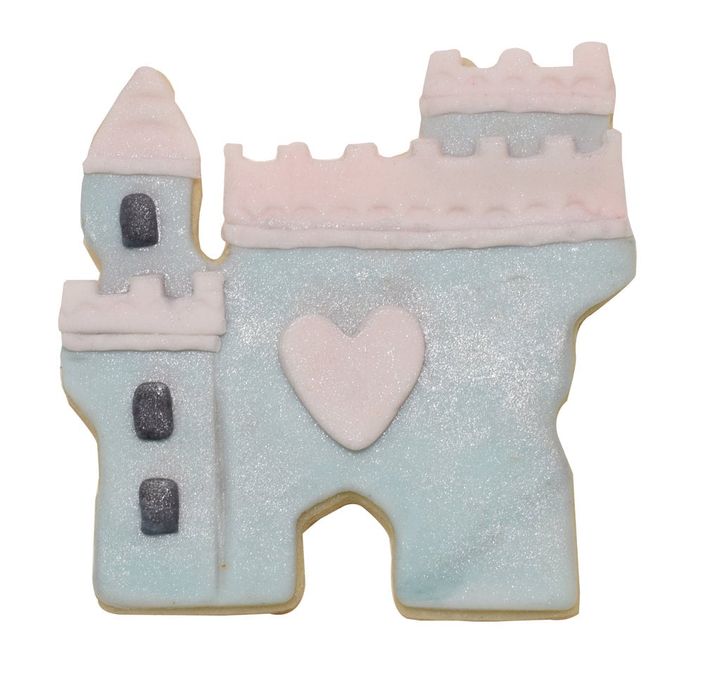 CASTLE Cookie Cutter Metal 3 Inches - Fairy Tale, Dragon, Knight Stencil Fondant