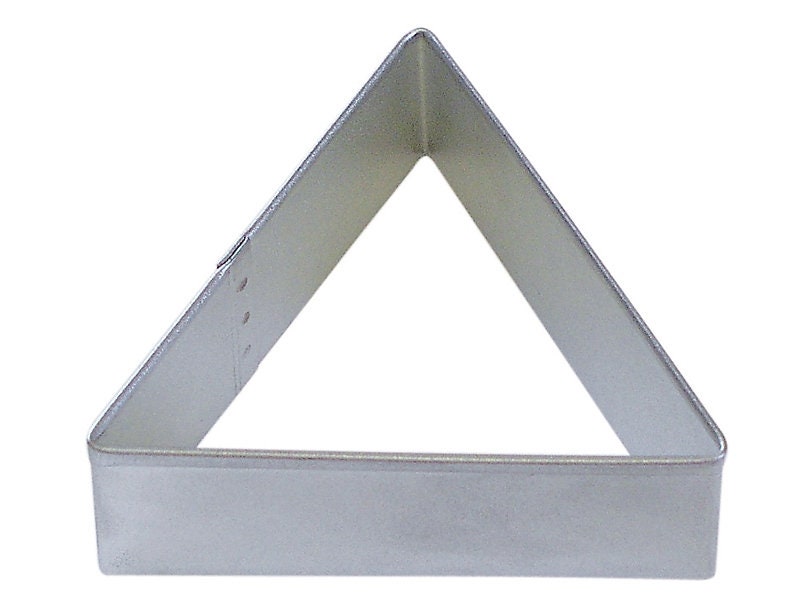 TRIANGLE Cookie Cutter Metal 3 Inches - Shape Pyramid Stencil Fondant