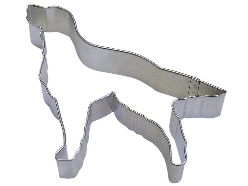 SETTER DOG Cookie Cutter Metal 3.75 Inches - Dog Breed Dogs Hunting Stencil Fondant