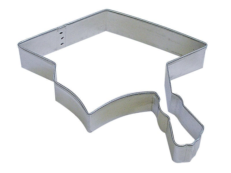 GRADUATION CAP Cookie Cutter Metal 4.5 Inches - Stencil Fondant Gown Diploma Degree