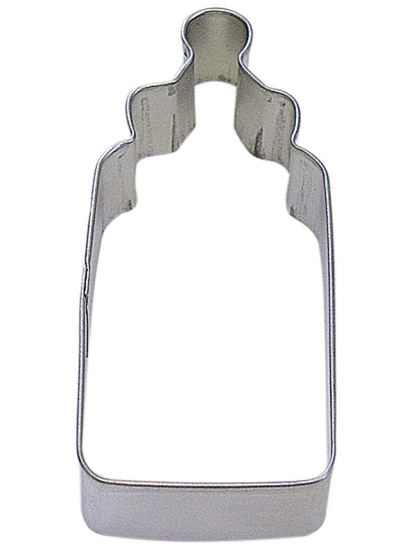 BABY BOTTLE Cookie Cutter Metal 4 Inches - Stencil Fondant Pacifier Rattle Nipple
