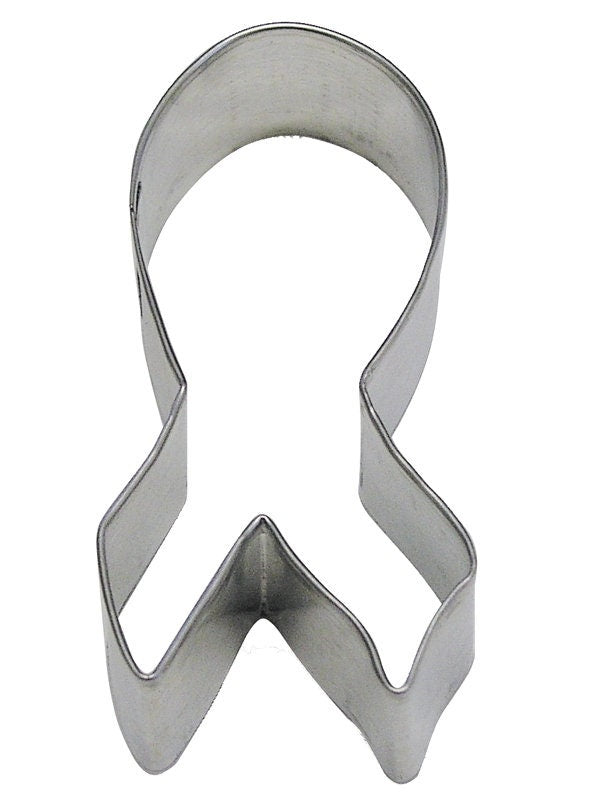 AWARENESS RIBBON Cookie Cutter Metal 3.75 Inches - Stencil Fondant Month Cancer Craft Supply