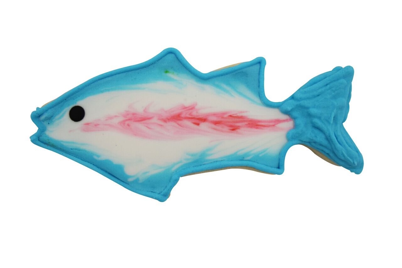 FISH Cookie Cutter Metal 5 Inches - Stencil Fondant Fishing Water Nemo Goldfish