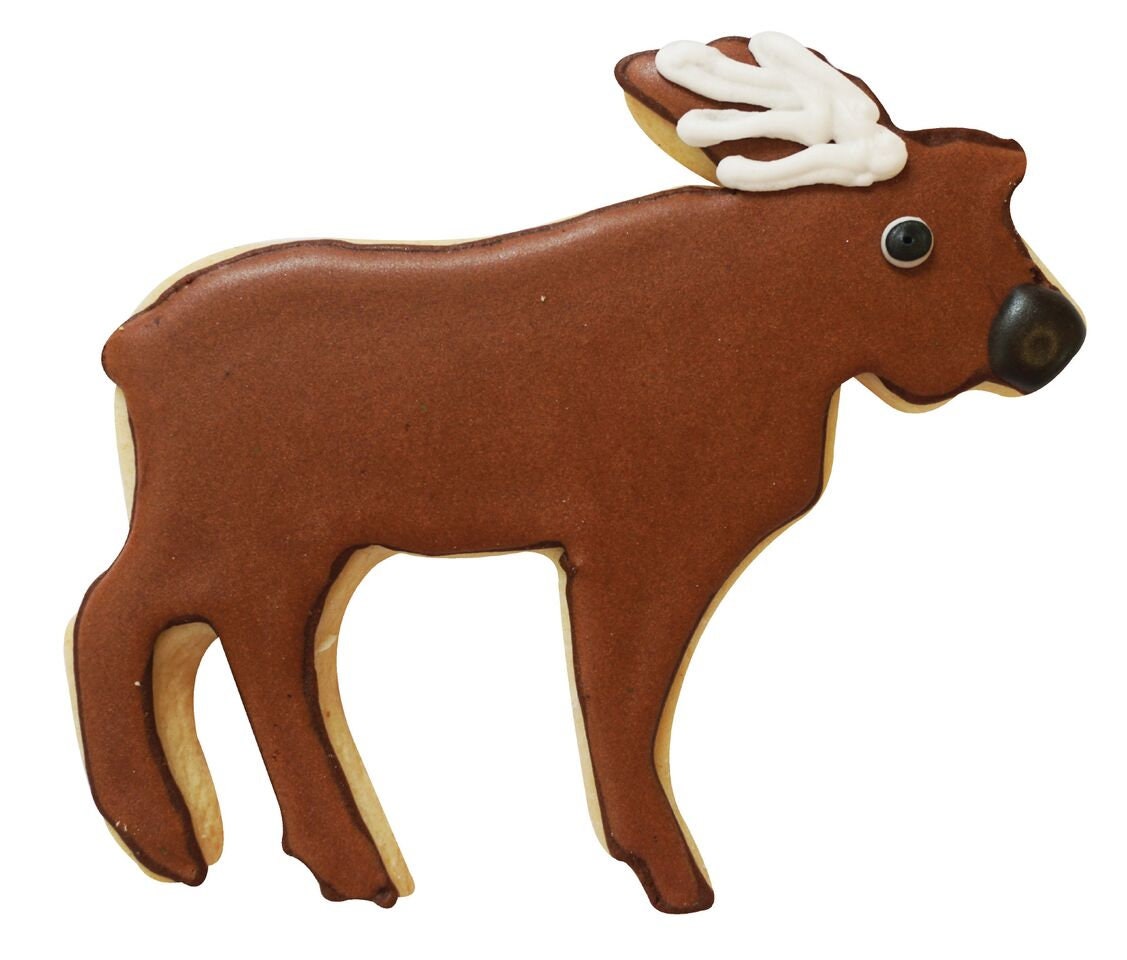 MOOSE Cookie Cutter Metal 4.5 Inches - Stencil Fondant Animal Wilderness