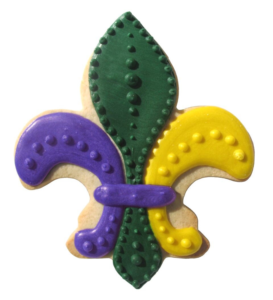 FLEUR D'LIS Cookie Cutter Metal 4.55 Inches - Stencil Fondant Craft Supply