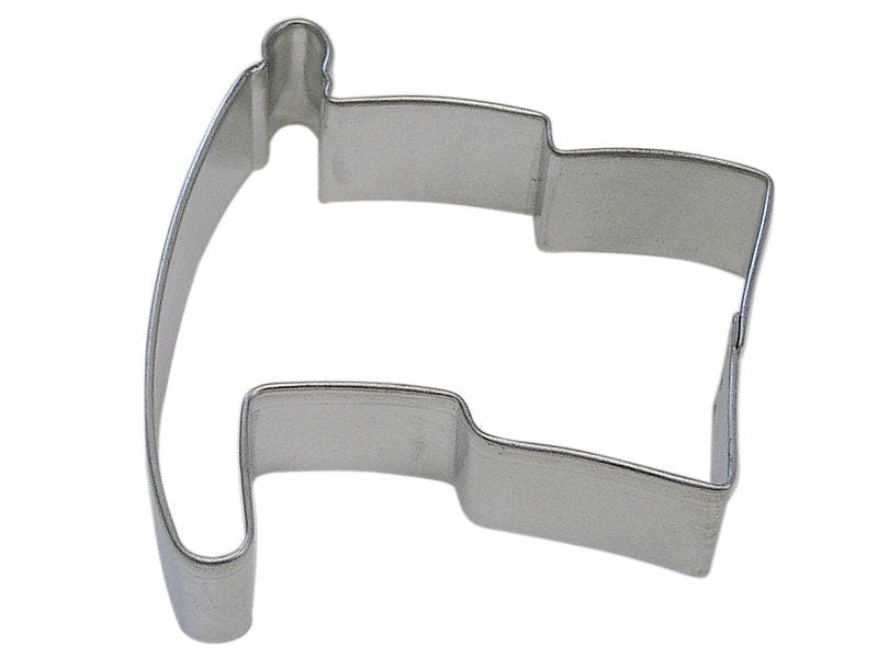 FLAG Cookie Cutter Metal 3.25 Inches - Stencil Fondant Patriotic July 4th Waiving Craft Supply