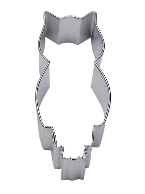 OWL Cookie Cutter Metal 3 Inches - Stencil Fondant Bird Animal