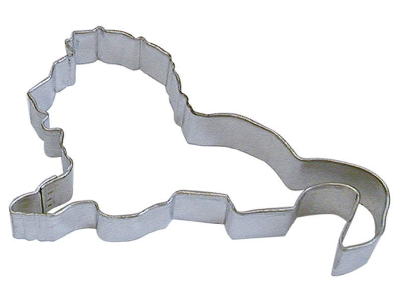 LION Cookie Cutter Metal 4.5 Inches - Stencil Fondant Zoo Animal