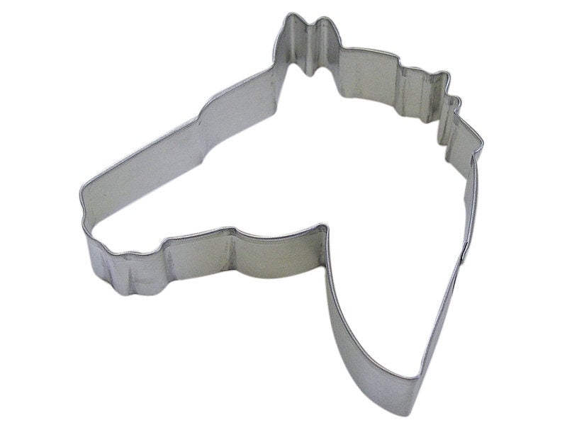 HORSE HEAD Cookie Cutter Metal 4.5 Inches - Stencil Fondant Horses Barn Farm Riding