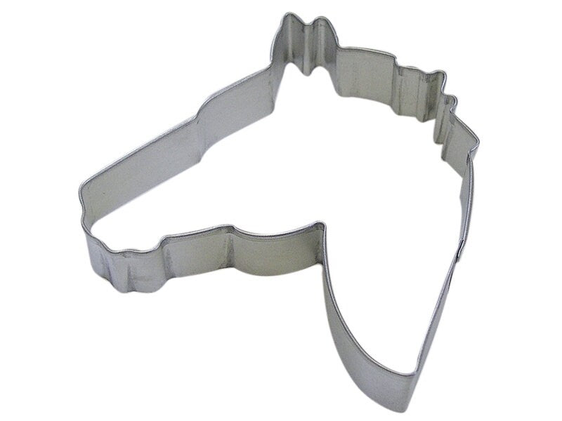 HORSE HEAD Cookie Cutter Metal 4.5 Inches - Stencil Fondant Horses Barn Farm Riding Craft Supply