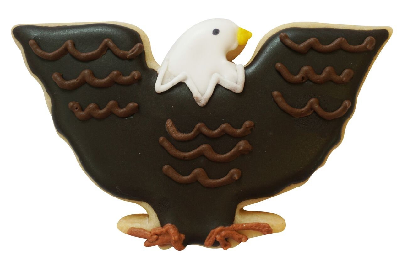 AMERICAN EAGLE Cookie Cutter Metal 4.5 Inches - Stencil Fondant Craft Supply