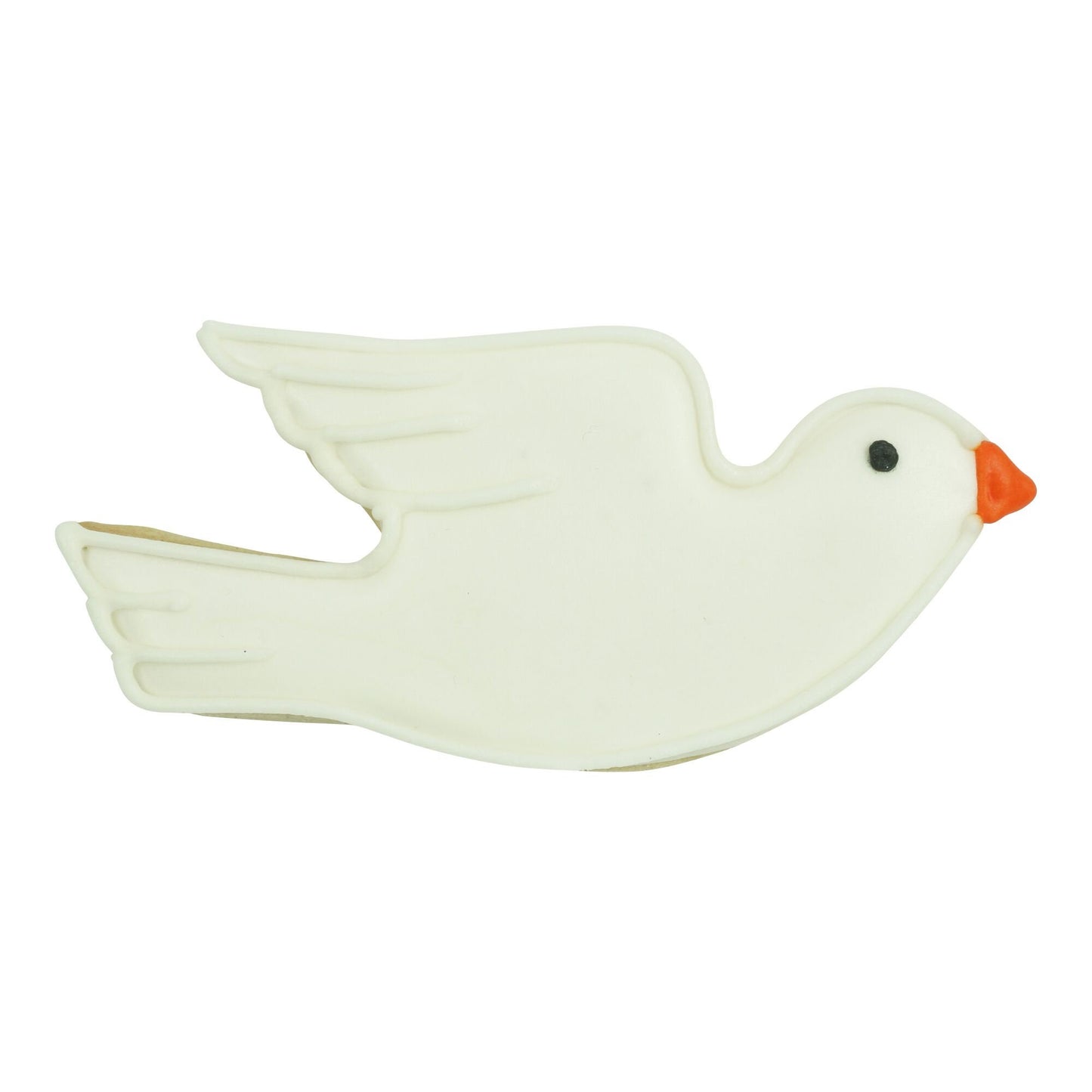 FLYING DOVE Cookie Cutter Metal 4.5 Inches - Stencil Fondant Craft Supply