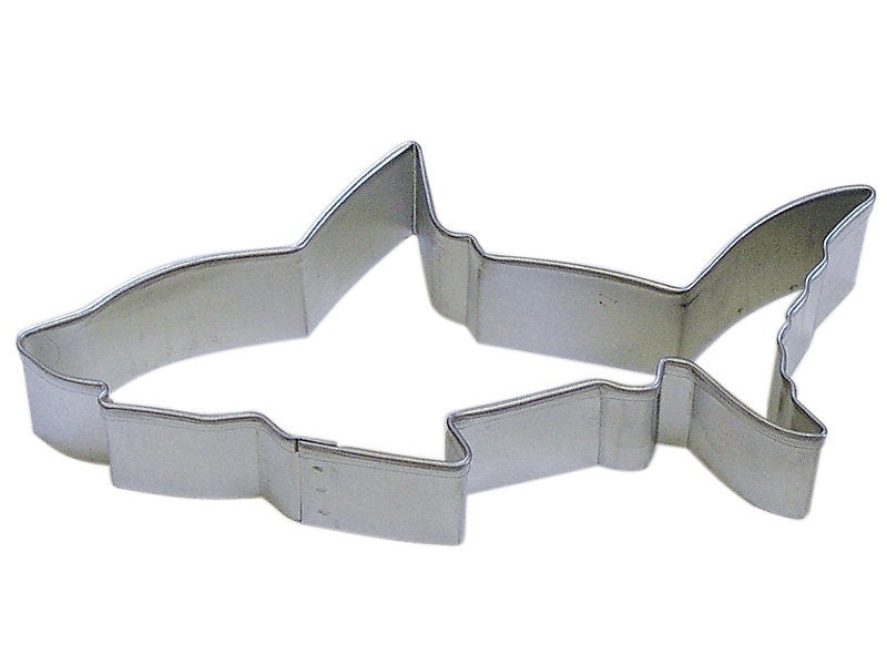 SHARK Cookie Cutter Metal 4.5 Inches - Stencil Fondant Craft Supply