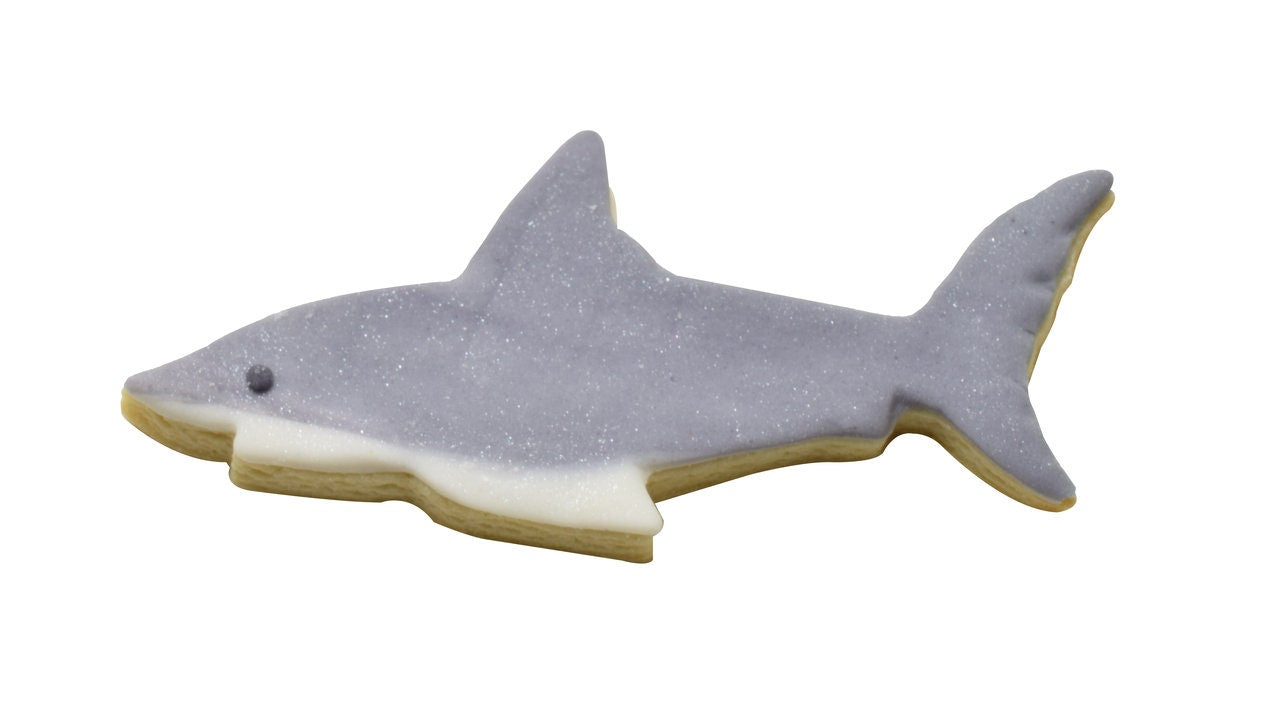 SHARK Cookie Cutter Metal 4.5 Inches - Stencil Fondant Craft Supply