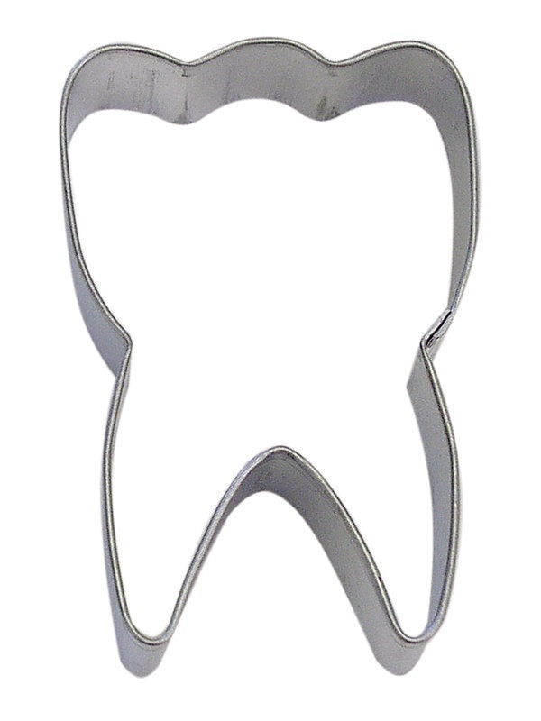 TOOTH Cookie Cutter Metal 2.5 Inches - Stencil Fondant
