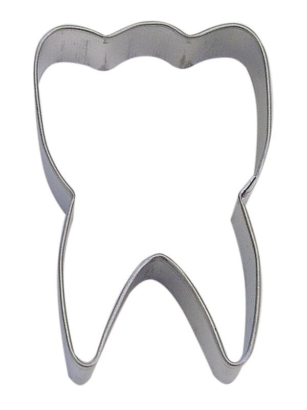 TOOTH Cookie Cutter Metal 2.5 Inches - Stencil Fondant Craft Supply