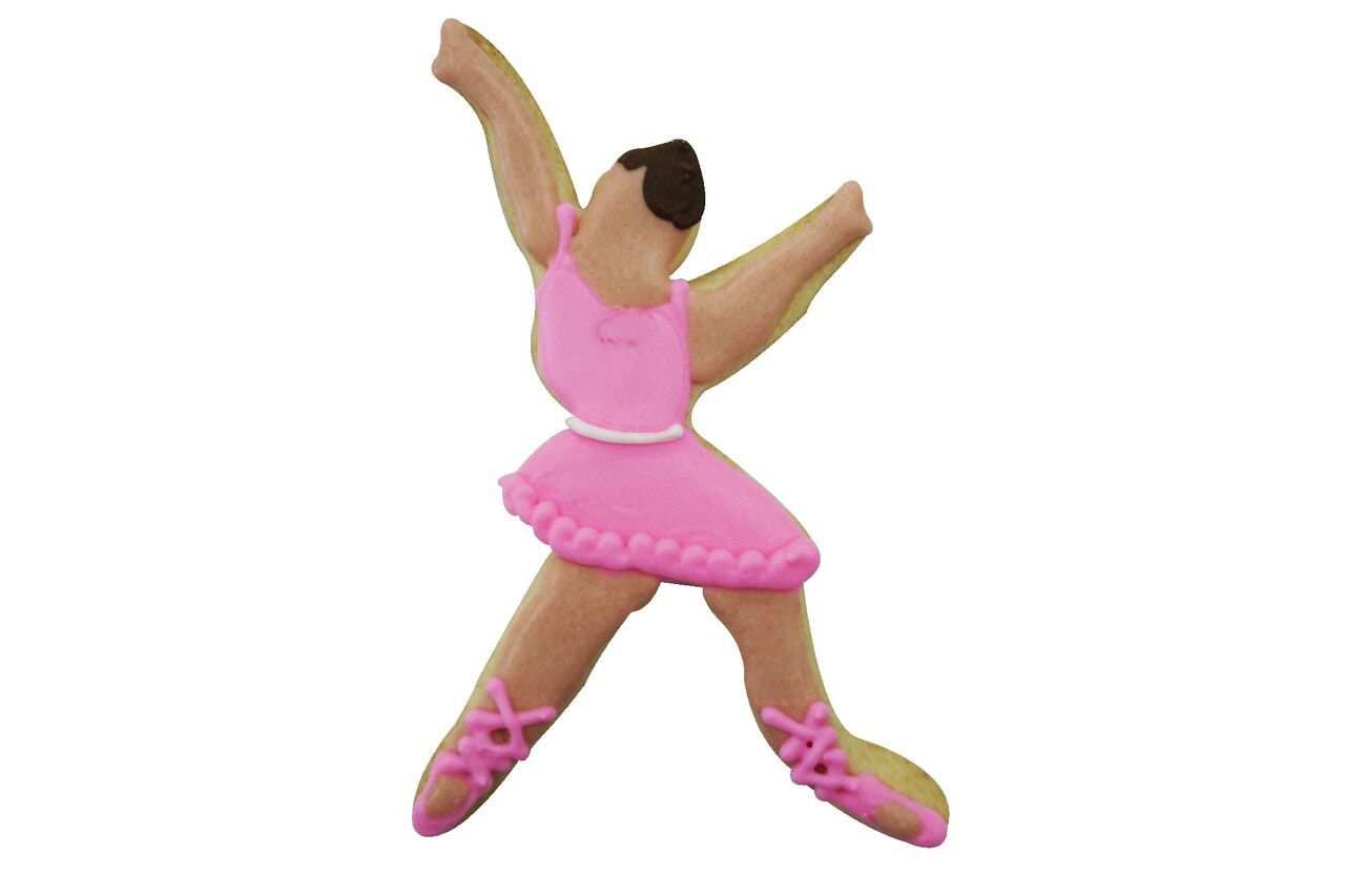 BALLERINA Cookie Cutter Metal 4.5 Inches - Stencil Fondant