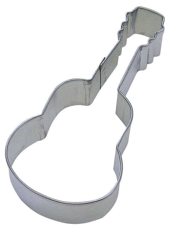 GUITAR Cookie Cutter Metal 4.5 Inches - Stencil Fondant Craft Supply
