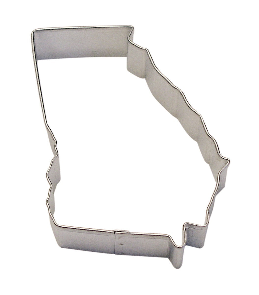 GEORGIA Cookie Cutter State Metal 3.5 Inches - Stencil Fondant